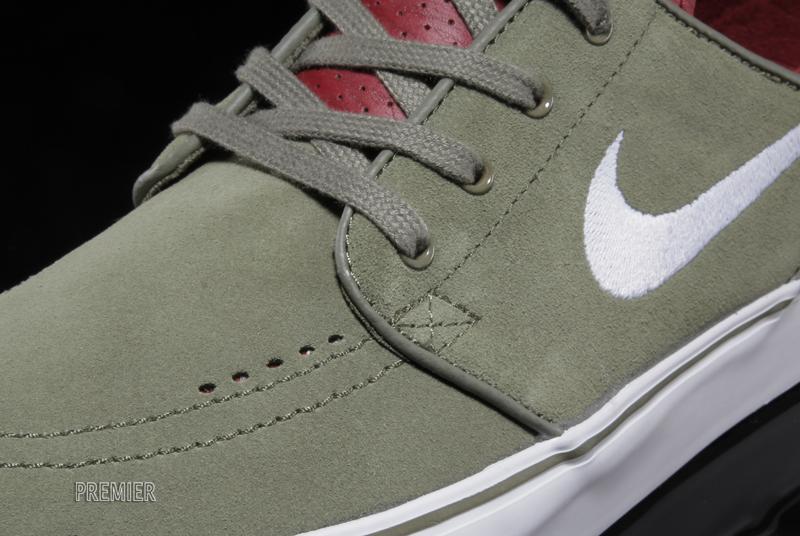 Nike sb janoski olive on sale green