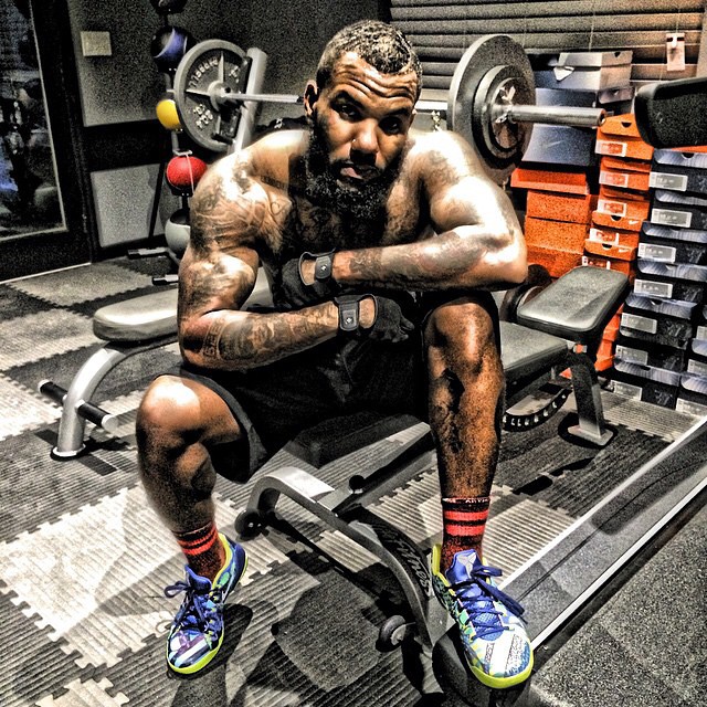 The Game wearing Nike Kobe IX 9 EM Game Royal