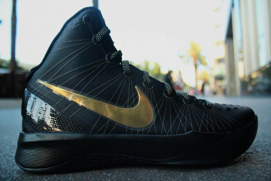 Nike Zoom Hyperdunk Elite Away Black Gold 511369-001