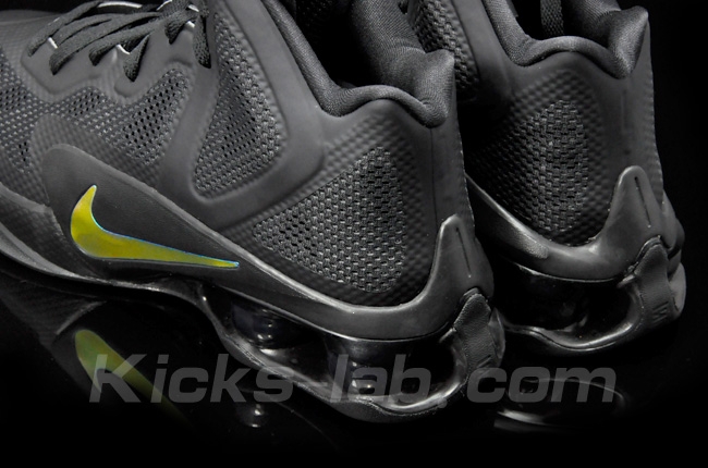 Nike Air Shox Hyperballer Black Dark Grey Metallic Luster Complex