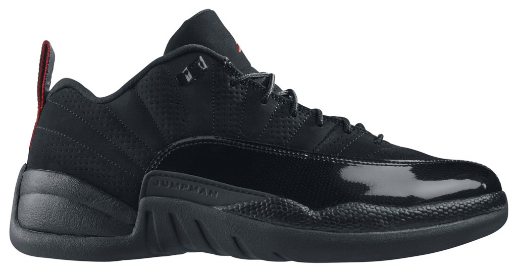 Air Jordan XII 12 Low Black/Varsity Red