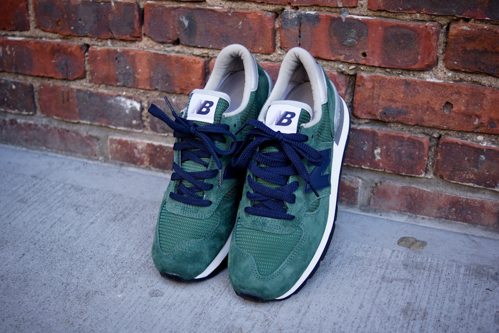 new balance 990 green blue