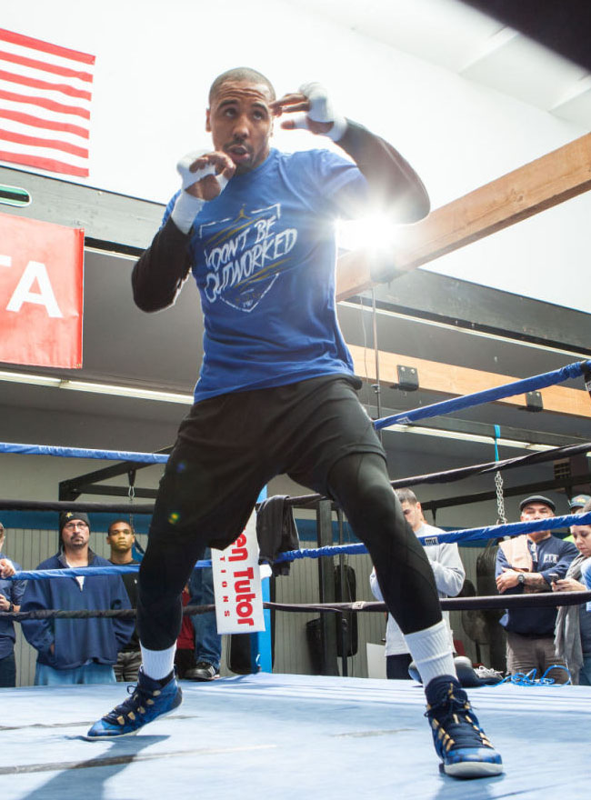 Andre Ward wearing Air Jordan 28 SE Boxing Boot (1)