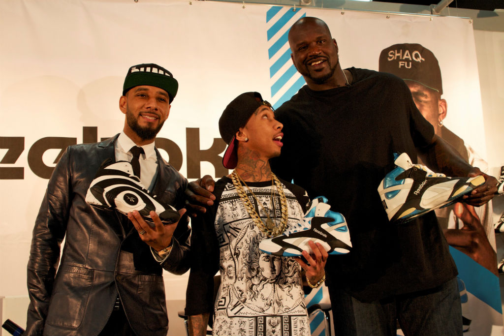 Shaq, Swizz Beatz & Tyga For Reebok Classics At Project (5)