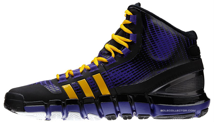 adidas Crazyquick Lakers Away Black Purple Gold Q33305 (2)