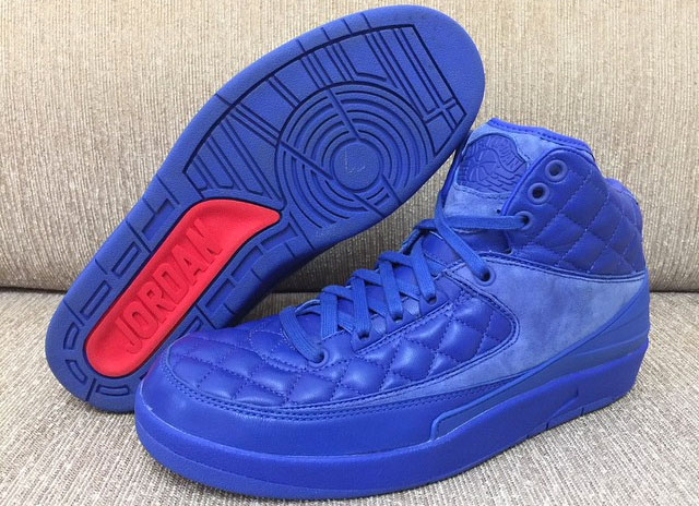 Don C x Air Jordan 2 Blue Quilted (9)