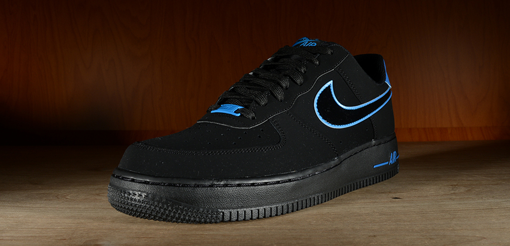 air force 1 black outline