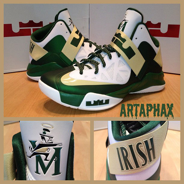 lebron james irish shoes