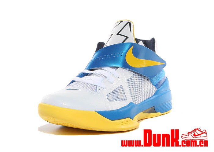 Nike Zoom KD IV White Tour Yellow Photo Blue Navy 473679-102 (3)