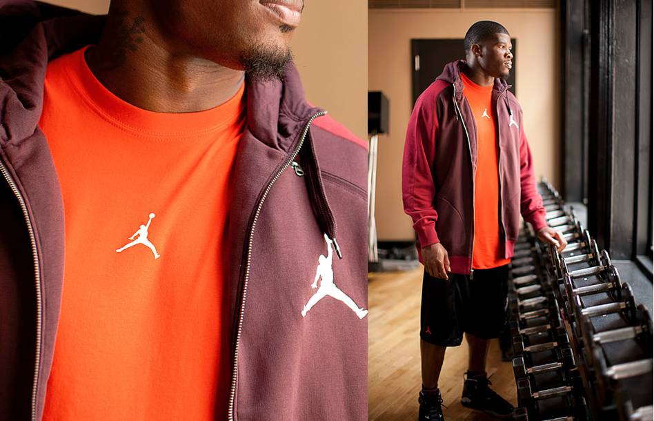 Jordan Brand Fall/Holiday 2011 Apparel Look Book featuring Andre Johnson