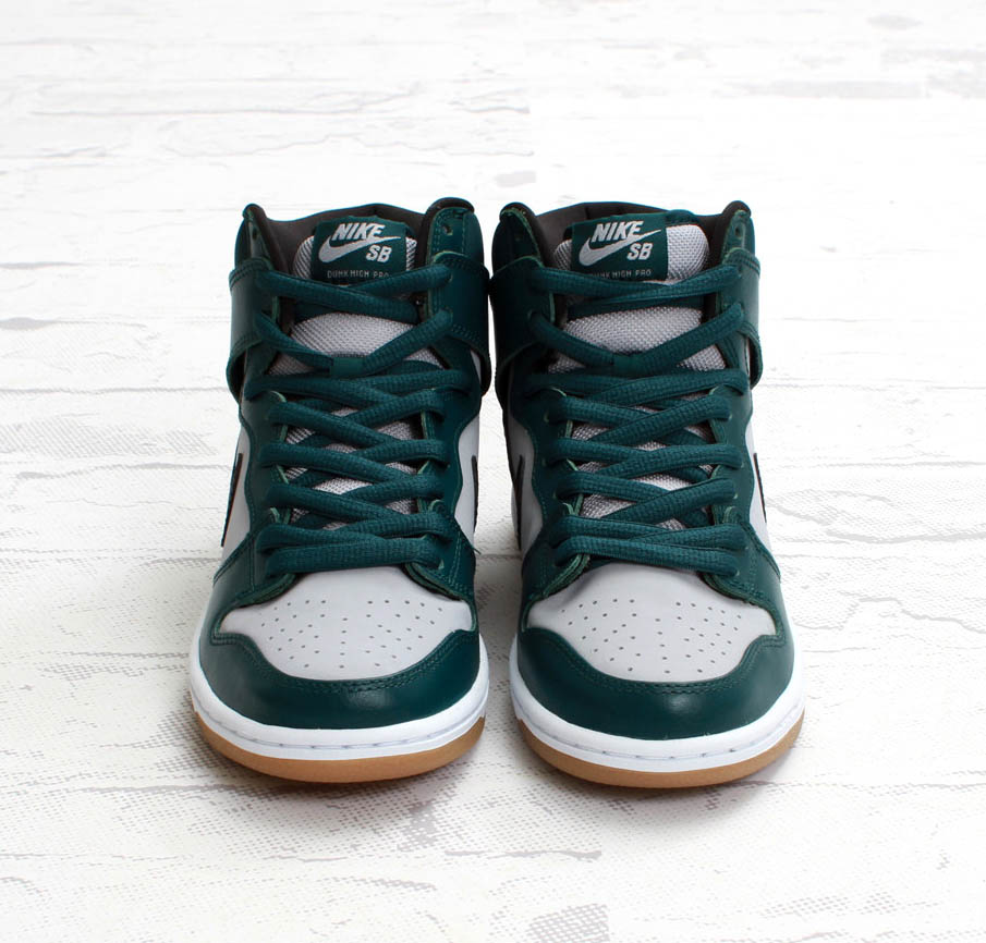 Nike SB Dunk High Pro - Dark Atomic Teal / Black - Wolf Grey | Sole ...