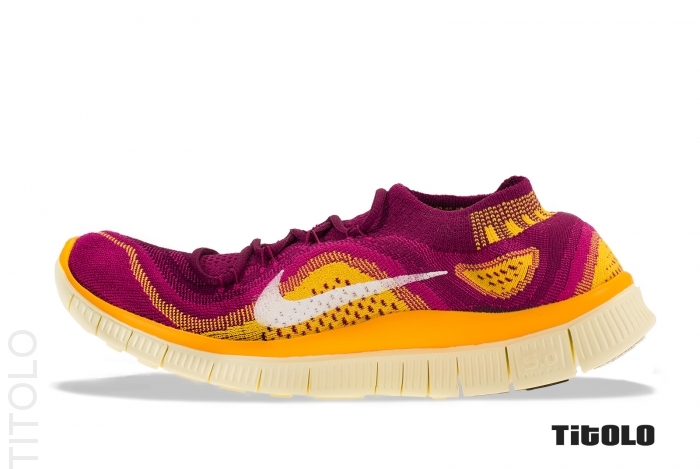 Nike free flyknit cheap 5.0 womens orange