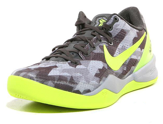 Nike KOBE 8 SYSTEM - Sport Grey/Volt-Pure Platinum | Sole Collector