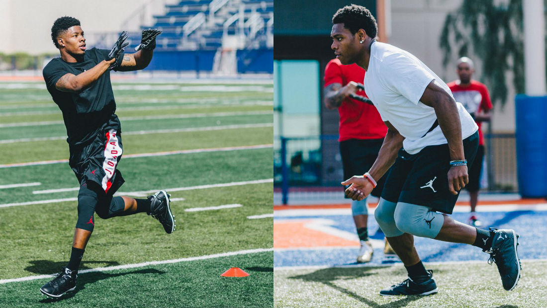 SoleWatch: Jalen Ramsey Wore Air Jordan 9 Color Rush Custom Cleats