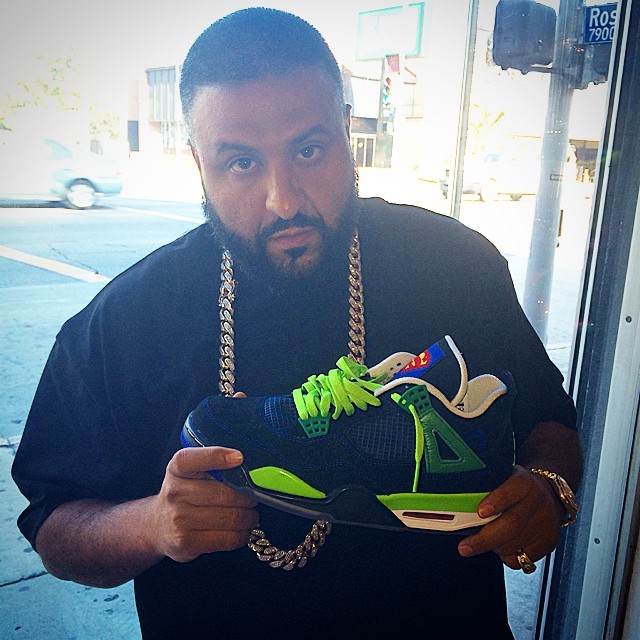 DJ Khaled Picks Up Air Jordan IV 4 Doernbecher