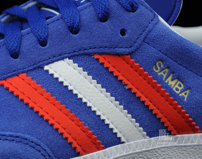 adidas Originals Samba Shoes Royal Red White V23135 (3)