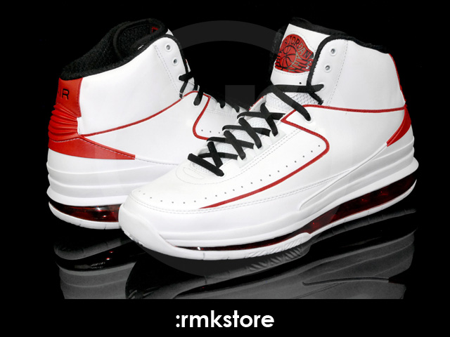 Air Jordan II Max White Black Varsity Red 455616-100