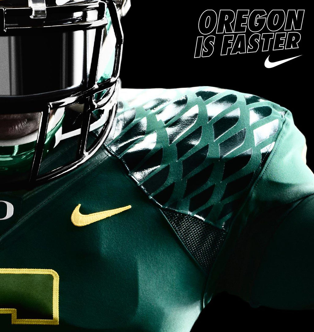 Oregon Ducks Nike Pro Combat Uniform vs. Tennessee Tech (2)