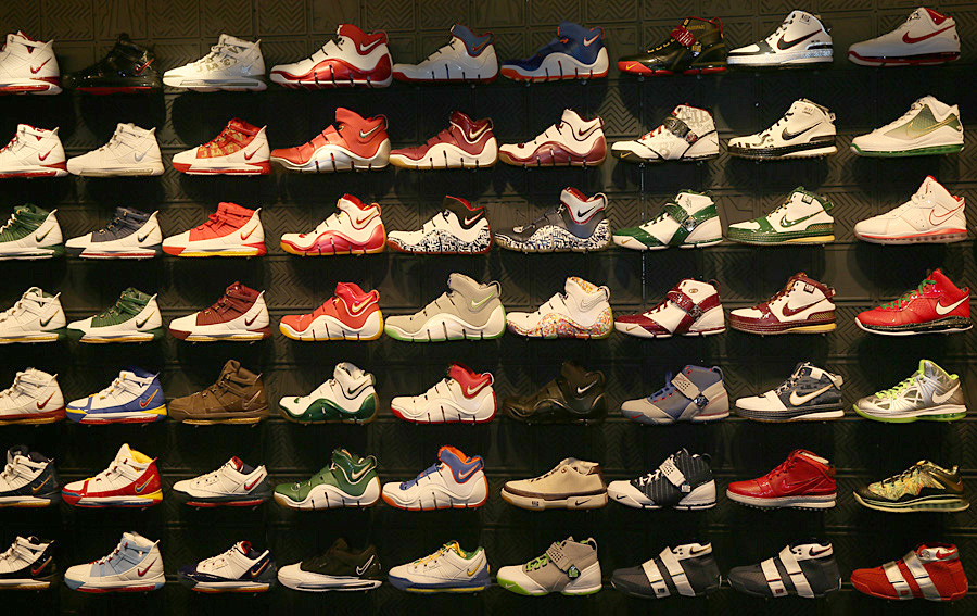 lebron james sneaker collection