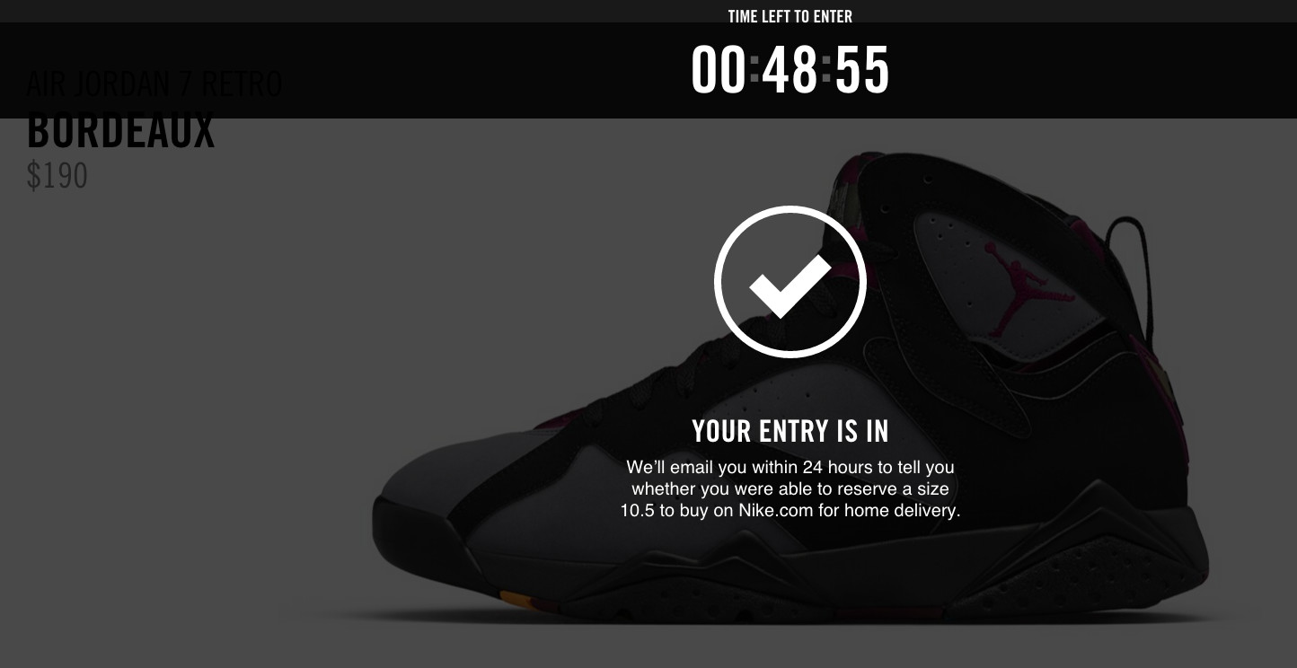 Online Sneaker Release System 