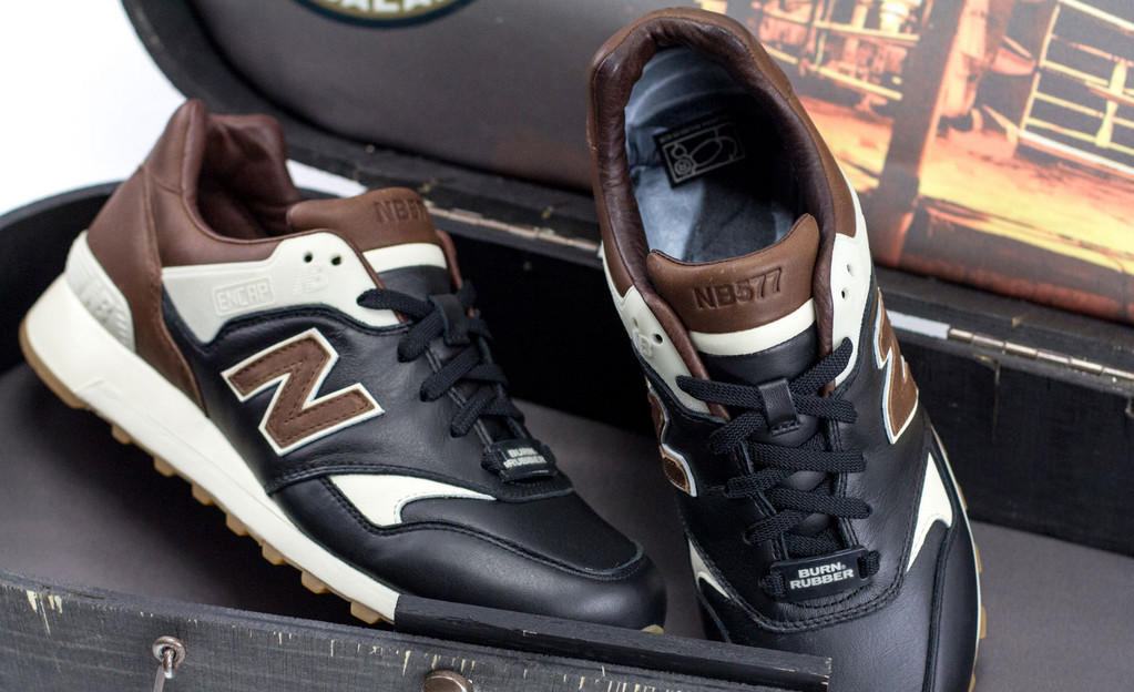 Burn Rubber Detroit x New Balance 577 violin case