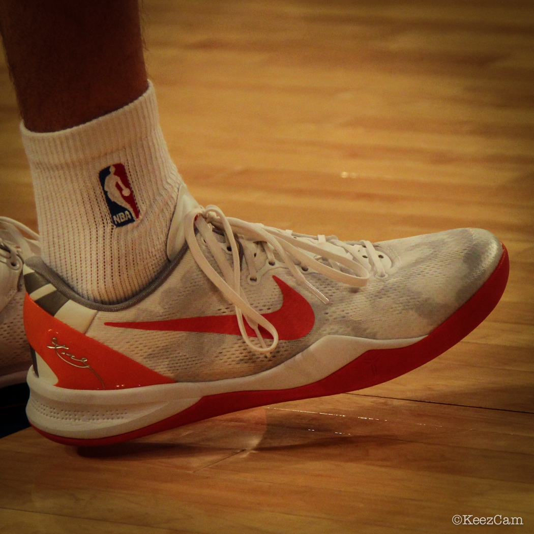 Sole Watch: Up Close At MSG for Knicks vs Nets - Pablo Prigioni wearing Nike Kobe 8