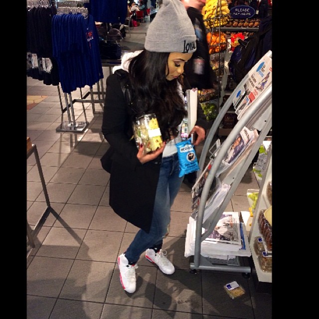 Tahiry Jose wearing Air Jordan 6 Retro White/Infrared