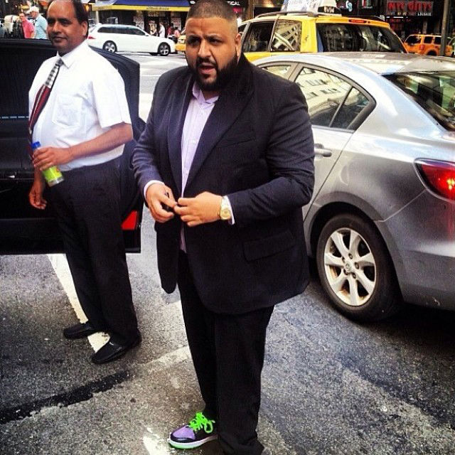 DJ Khaled wearing Air Jordan 1 I Retro All-Star