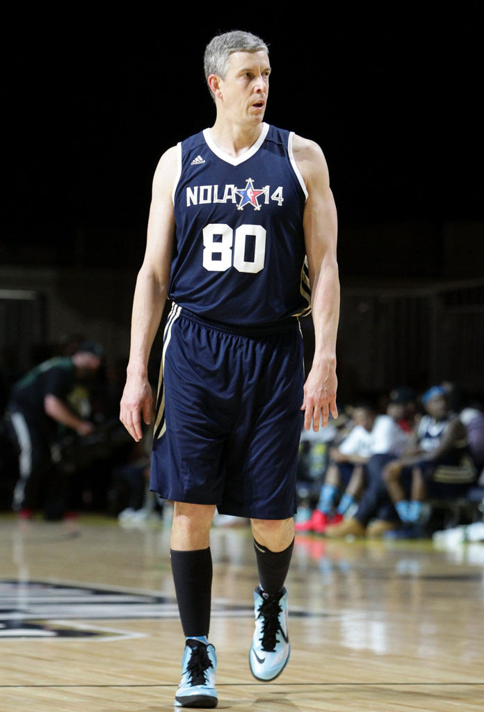 Arne Duncan wearing Nike Zoom Hyperfuse 2013