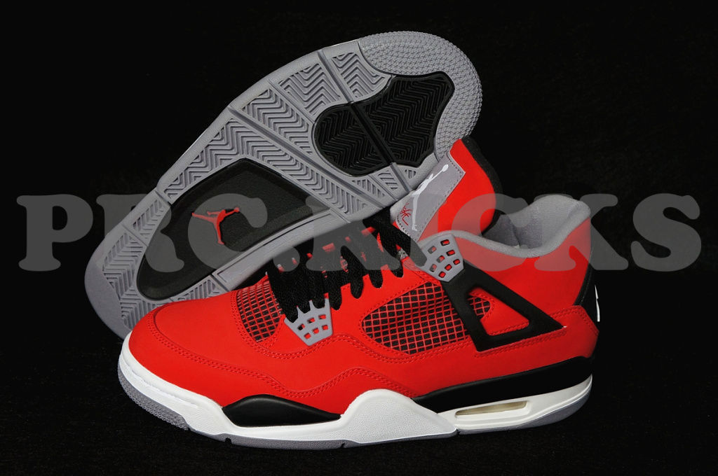 Air Jordan IV 4 Fire Red White Black 308497-603 (7)