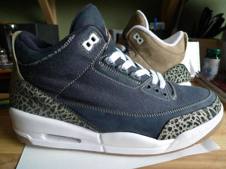 Air Jordan III 3 Denim & Khaki Sample