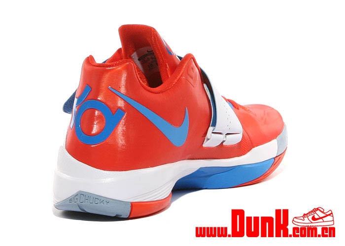 Nike Zoom KD IV Team Orange Photo Blue White 473679-800 (5)