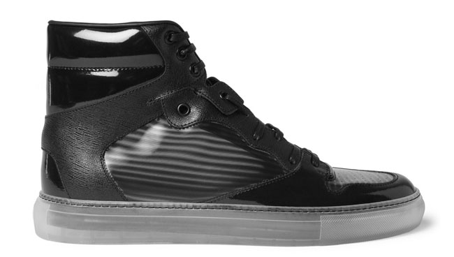 balenciaga high top sneakers black