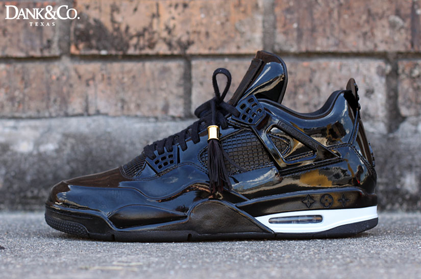 Air Jordan 4 Patchwork Louis Vuitton Don by Dank Customs 