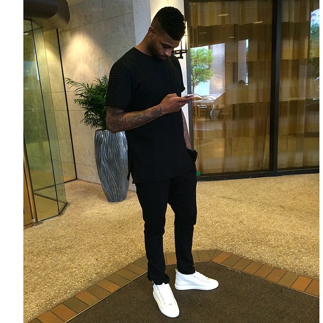 Dorell Wright wearing Balenciaga Arena