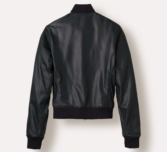 adidas Originals=Pharrell Williams Icon's Napa Leather Jacket Black (2)