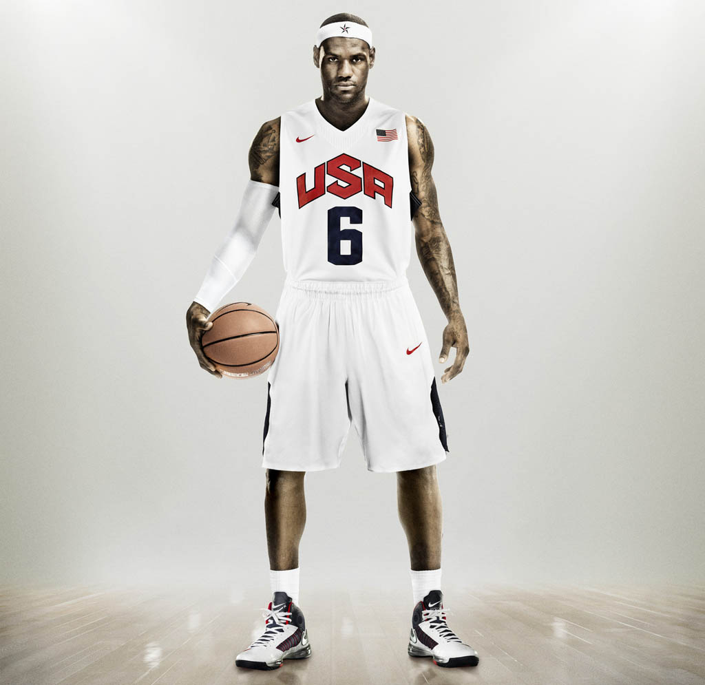 Nike USA Basketball Hyper Elite Uniforms 2012 - LeBron James (1)