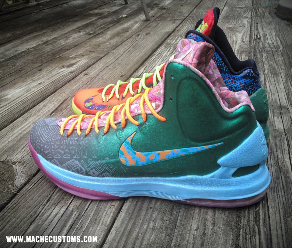 Nike KD V "What the KD" by Mache Custom Kicks (2)