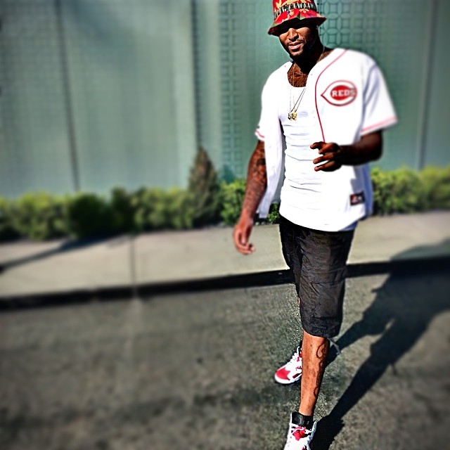 DeMarcus Cousins wearing Air Jordan VI 6 Carmine