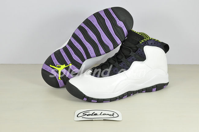 Air Jordan 10 X White Ultraviolet Cyber Black 487211-120 4