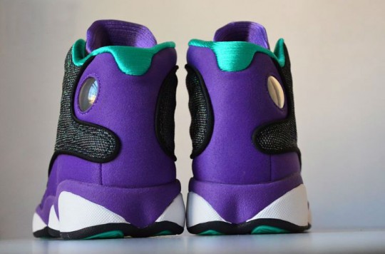 jordan 13 purple and teal