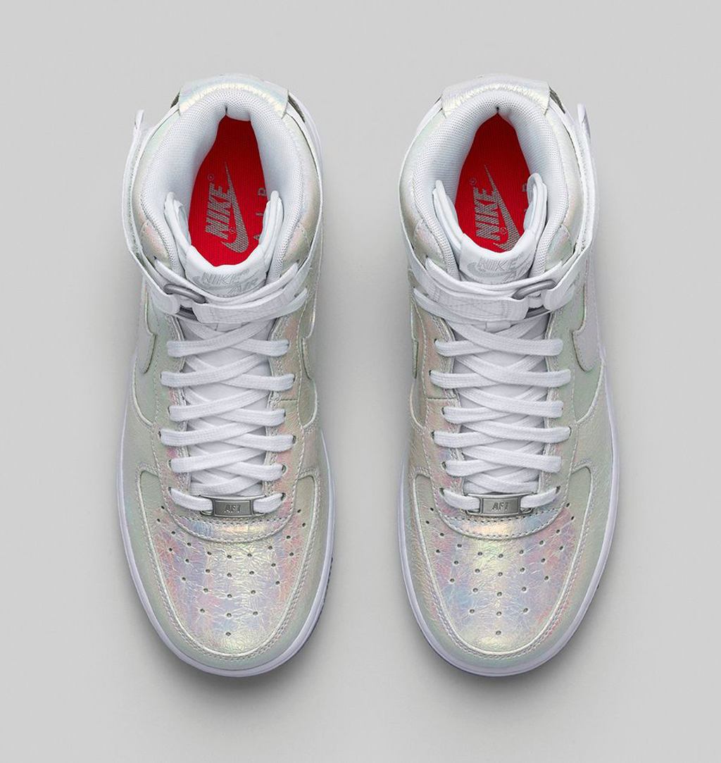 nike women's air force 1 iridescent pearl