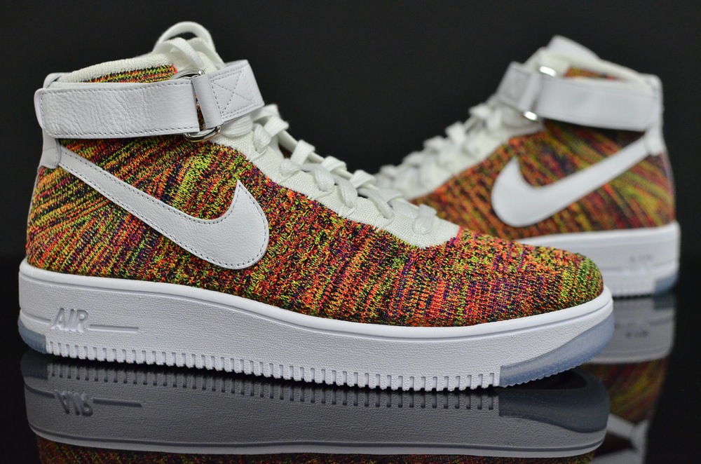 Multicolor Nike Flyknit Air Force 1 