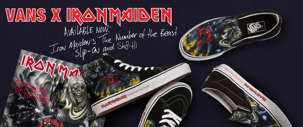 Zapatillas vans shop iron maiden official