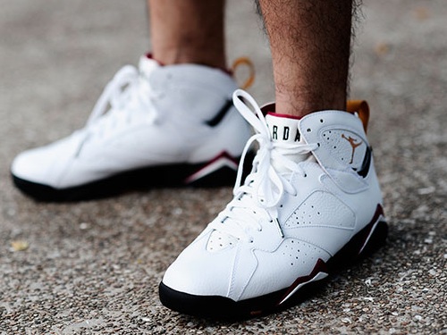 Air Jordan Retro 7 - Cardinal - On-Foot 