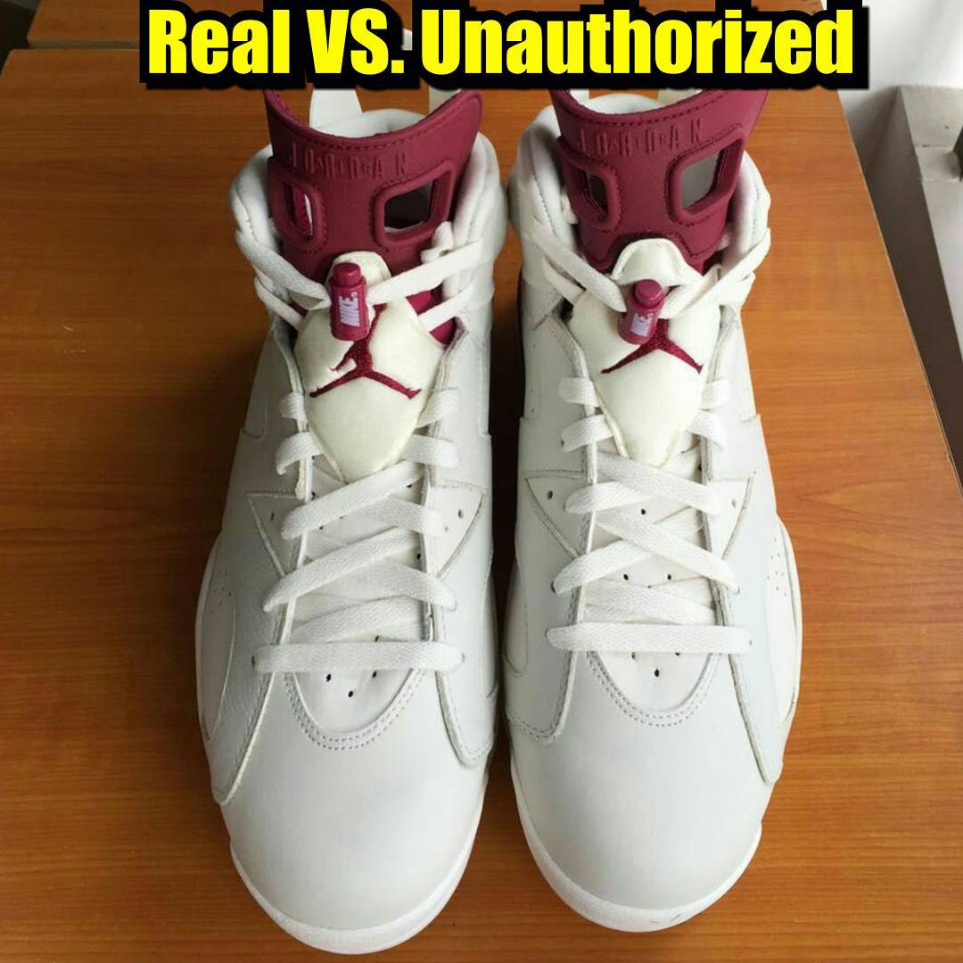 jordan retro 6 fake vs real