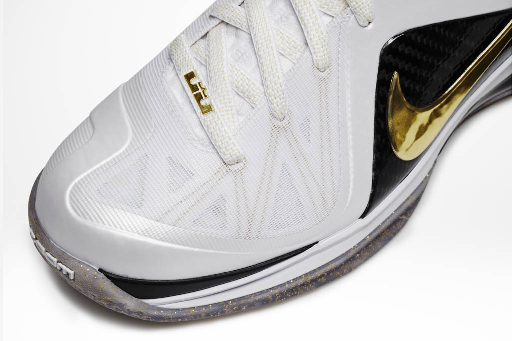 Nike LeBron 9 Elite Home White Black Gold 516958-100 (5)