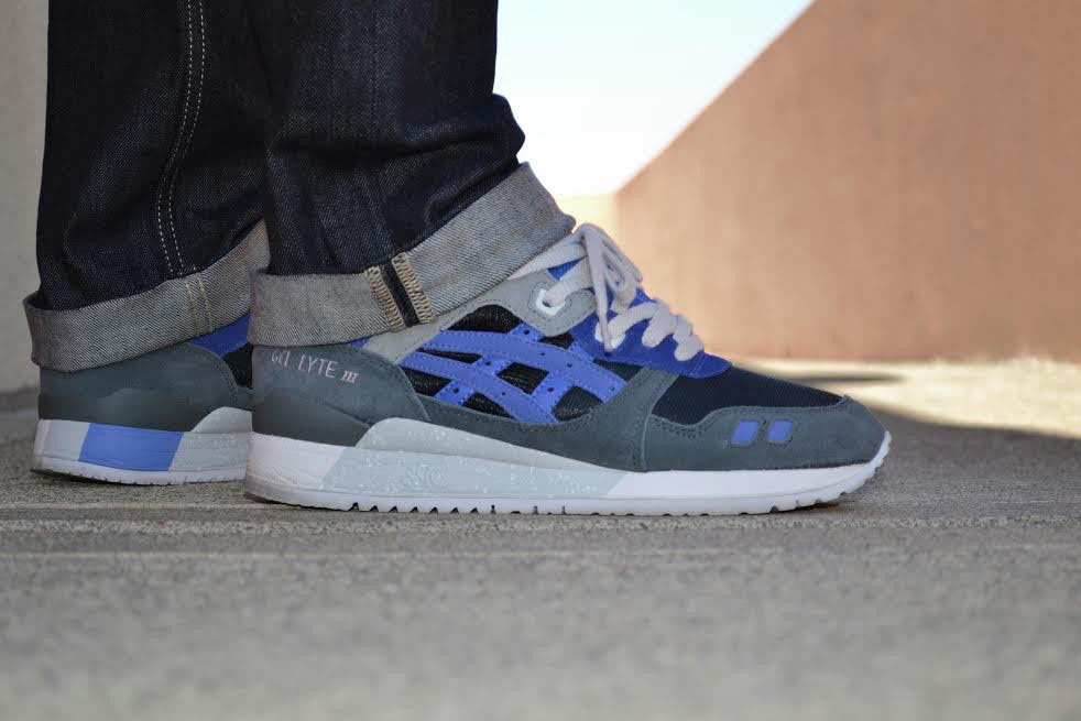 BIGGDJ in the 'Alvin Purple' Sneaker Freaker x ASICS GEL-Lyte III