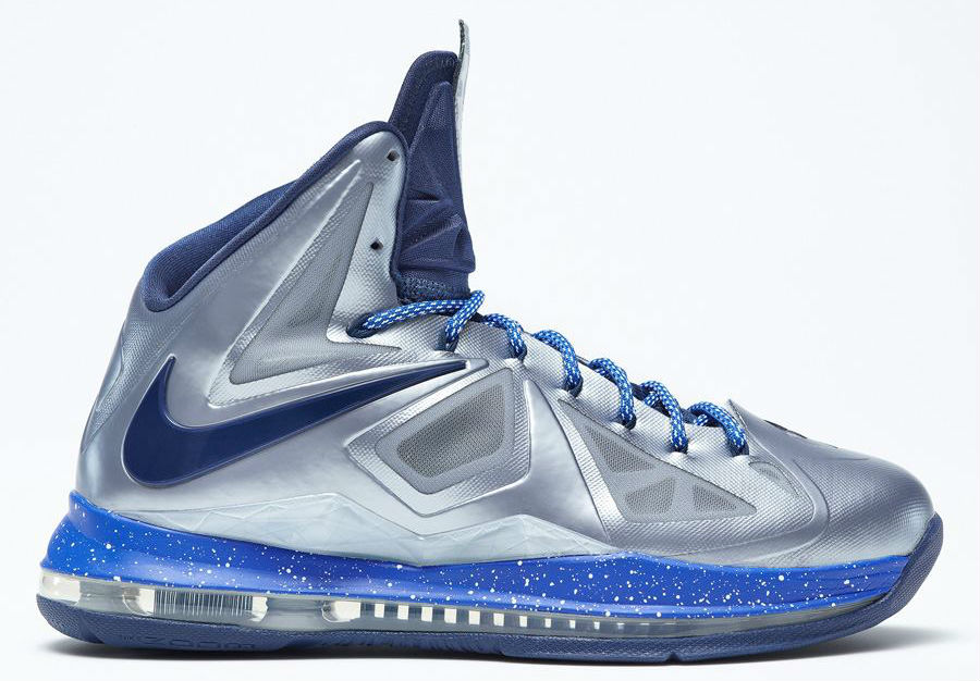 Nike LeBron X iD Silver Blue (1)