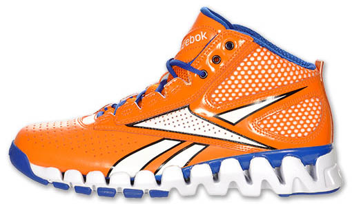 Reebok Zig Pro Future Orange White Blue New York Knicks